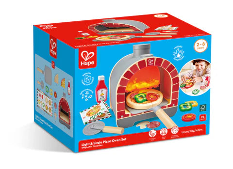 Hape | Light And Sizzle Pizza Oven Set