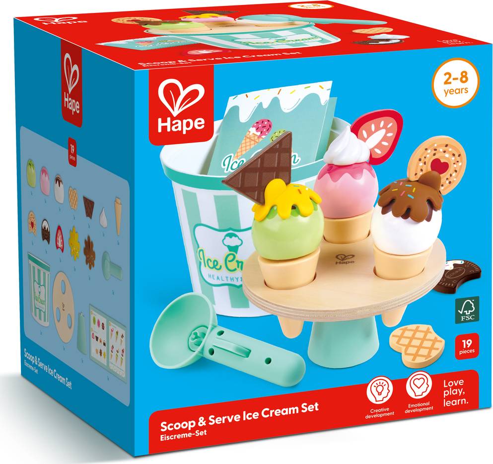 Hape Scoop & Serve Ice Cream Set