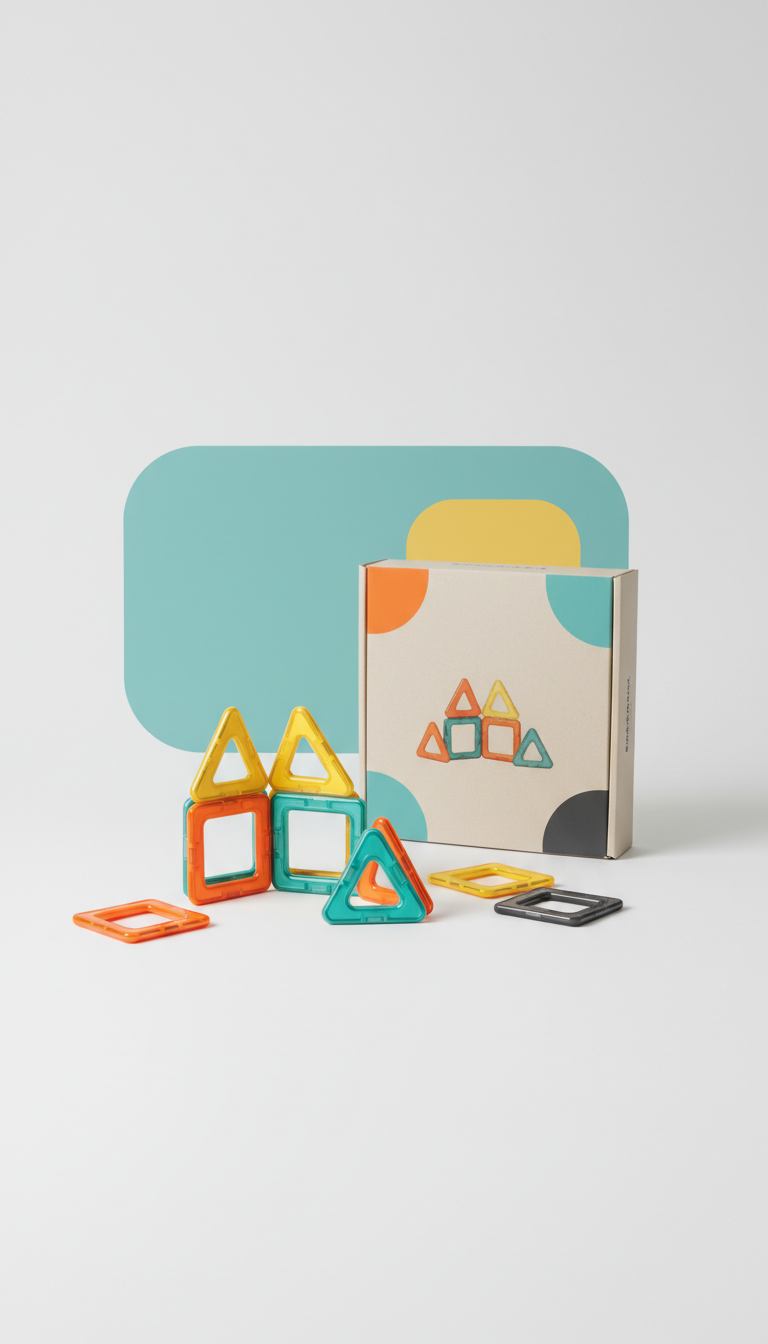 Magnetic Building Tiles With Translucent Colours at Adventure Alley