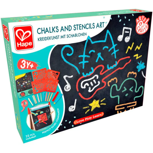 Hape | Chalk And Stencil Art