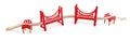 Hape Extended Double Suspension Bridge