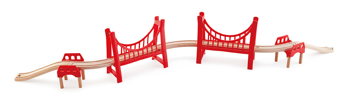 Hape Extended Double Suspension Bridge