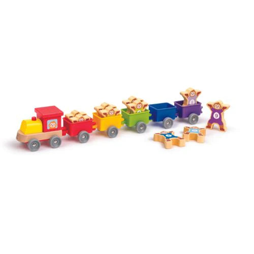 Hape | Monkey Number Train