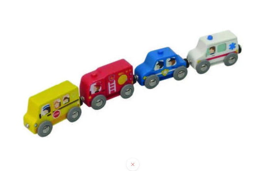 Hape Play Essentials Colourful Vehicles Fleet at Adventure Alley