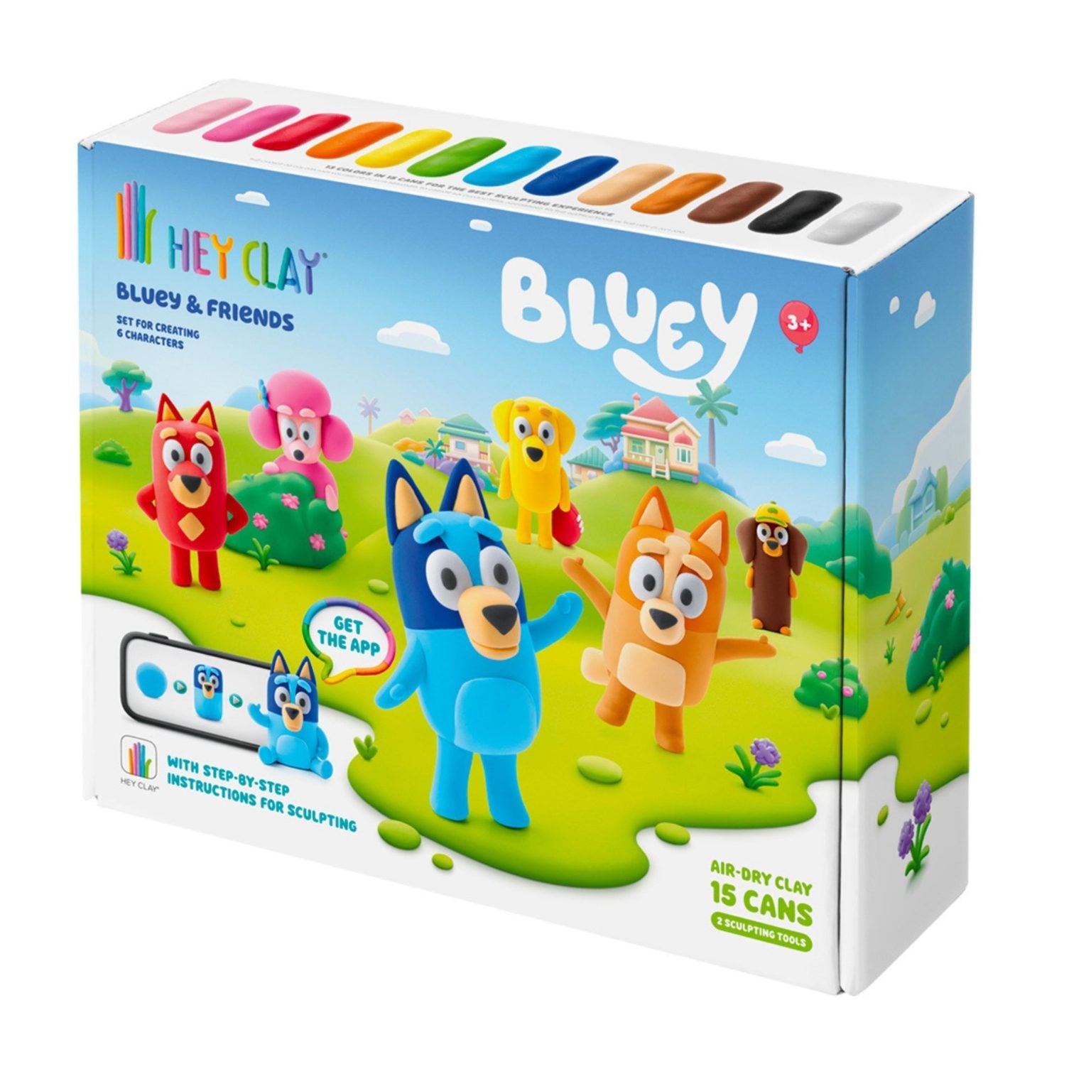 Hey Clay Bluey Friends Creative Kit at Adventure Alley
