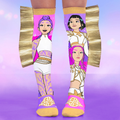 MADMIA K-POP Demon Hunters Golden Socks for Kids at Adventure Alley
