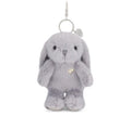 Snuggle Bunnies Penelope Silver Plush Keyring at Adventure Alley