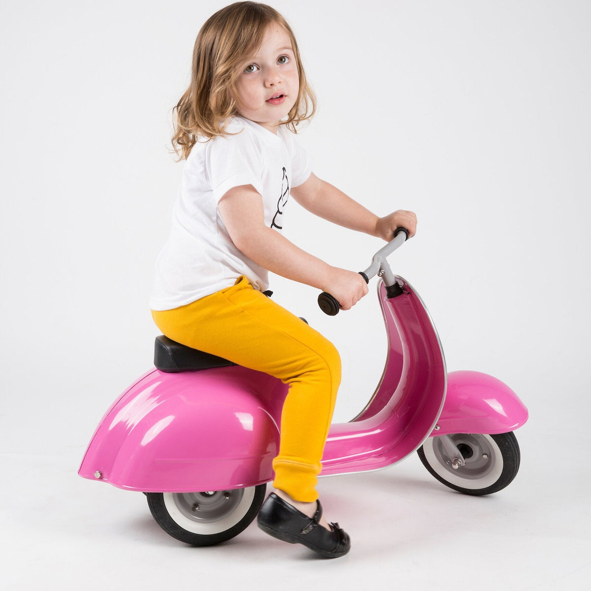 Ambosstoys Primo Ride-On Scooter – Pink – product image | Adventure Alley Auckland