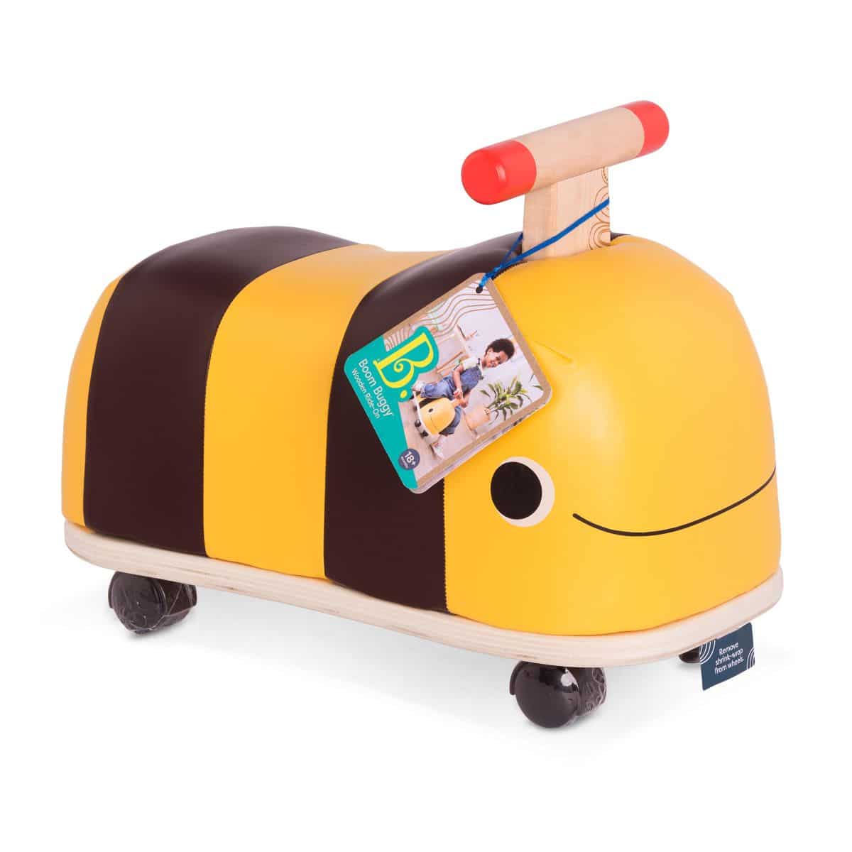 B. Boom Buggy Wooden Bee Ride-On – product image | Adventure Alley Auckland