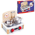 Hape 2-in-1 Kitchen & Grill Set