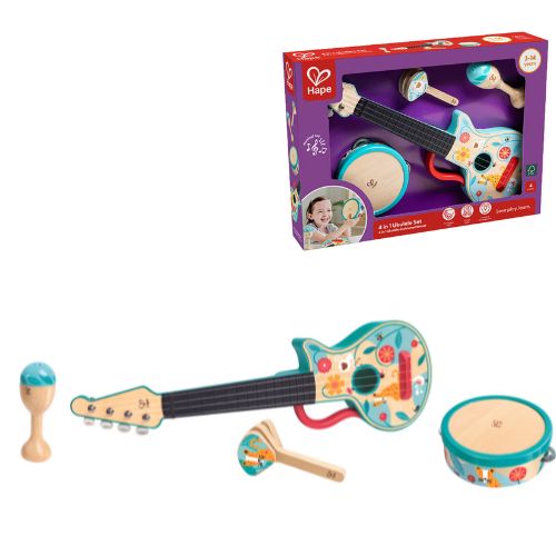 Hape 4 in 1 Percussion Set