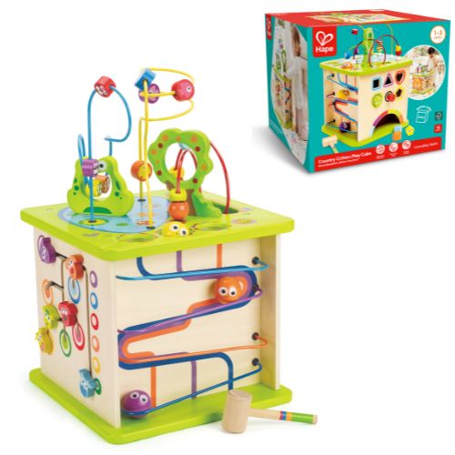 Hape Country Critters Play Cube