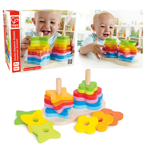 Hape Double Rainbow Stacker