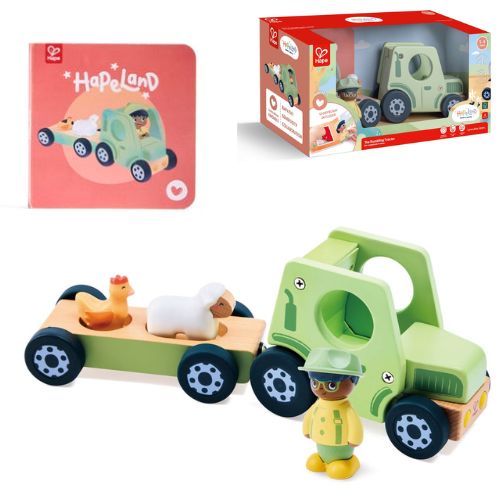 Hape Land The Rumbling Tractor