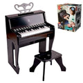 Hape Learn with Lights Black Piano with Stool