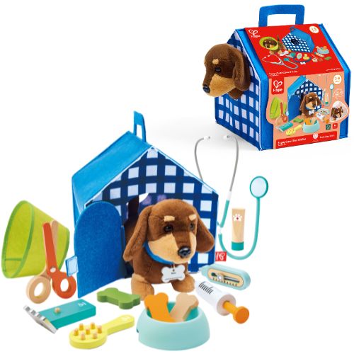 Hape Puppy Care Clinic Vet Set