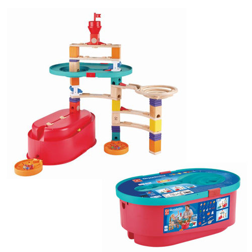 Hape Quadrilla Stack Track Bucket Set