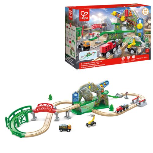 Hape Treasure Mountain Train Set