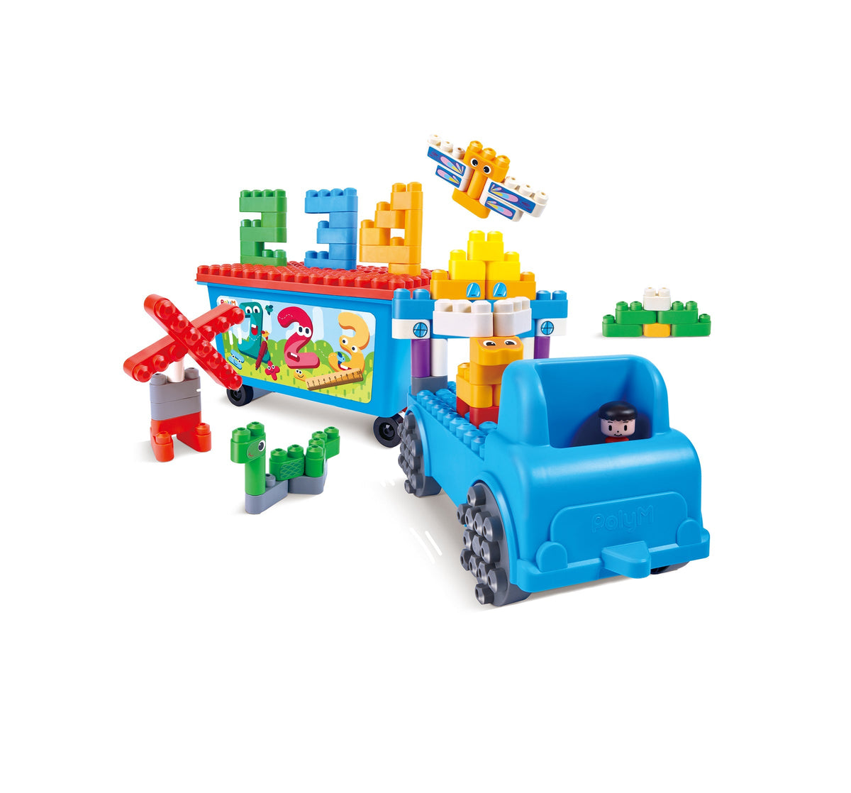 PolyM Count and Play Tow Truck – additional view 2 | Adventure Alley Auckland