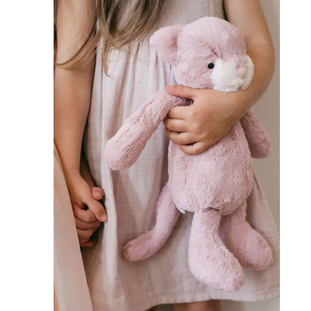 Snuggle Bunnies - Elsie the Kitty - Powder Pink 30cm – additional view 3 | Adventure Alley Auckland